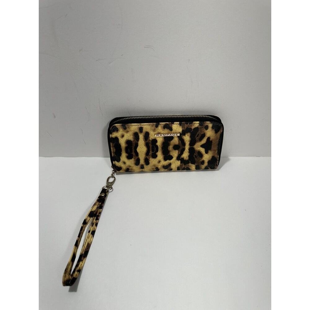 RAMPAGE Leopard Animal Print WALLET Wristlet Faux Leather New Without Tags